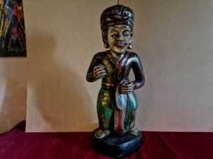 Talla madera de la India