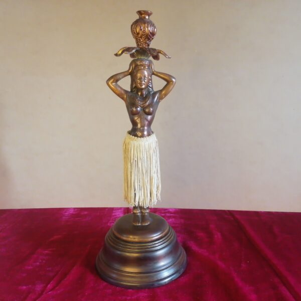 Base lámpara Bronce hawaiana